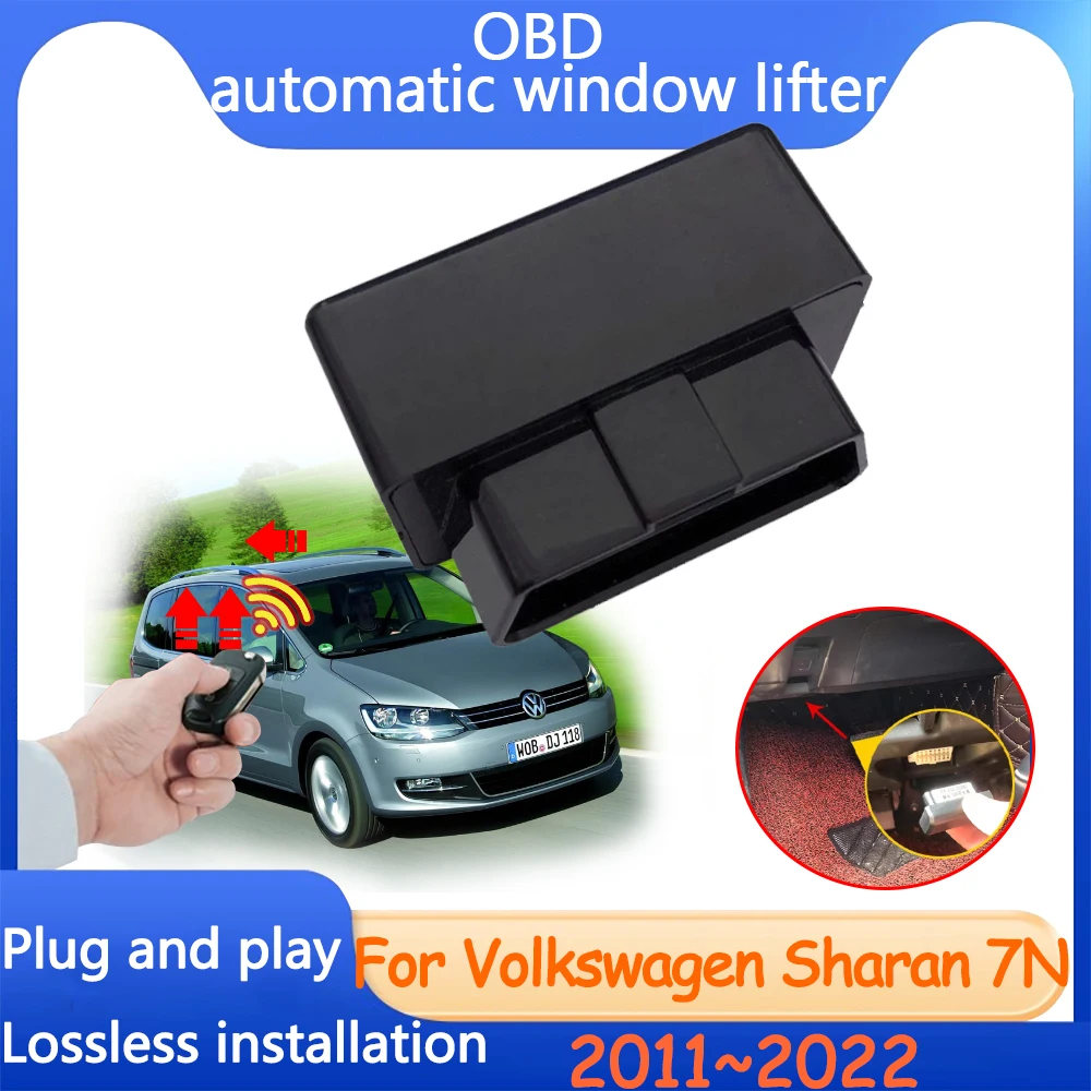 

For Volkswagen VW Sharan 7N 2011~2022 Car OBD Window Lifting Accessories Tuning Automatic Closed Sunroof Modification 2012 2014