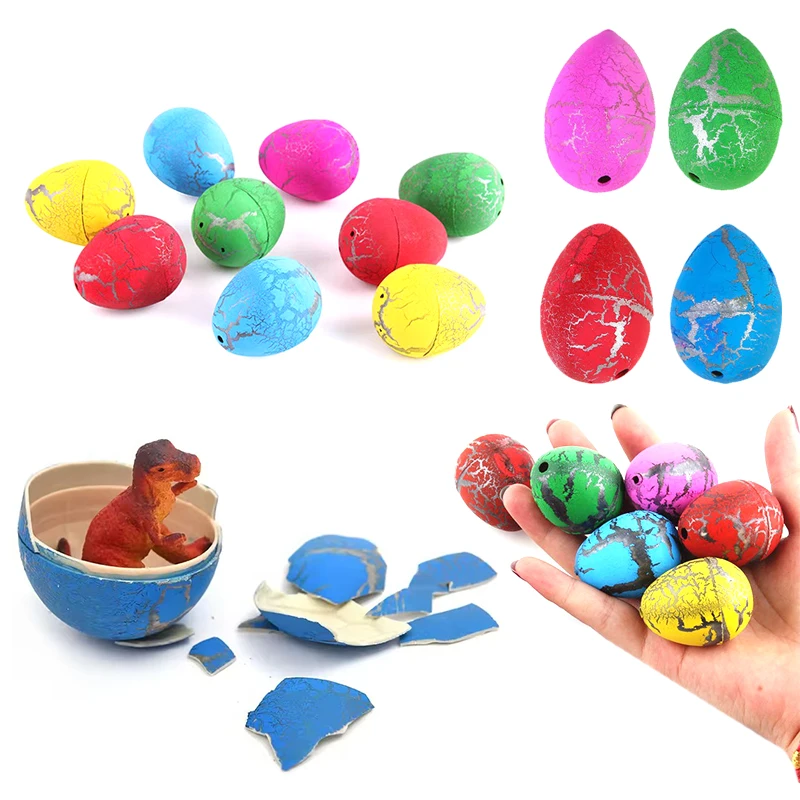 

10/20PCS Pack Growing Dinosaur Egg Hatchable Mini Dinosaur Egg Gag Toys Animal Breeding Process Educational Teach Funny Toy ZYF