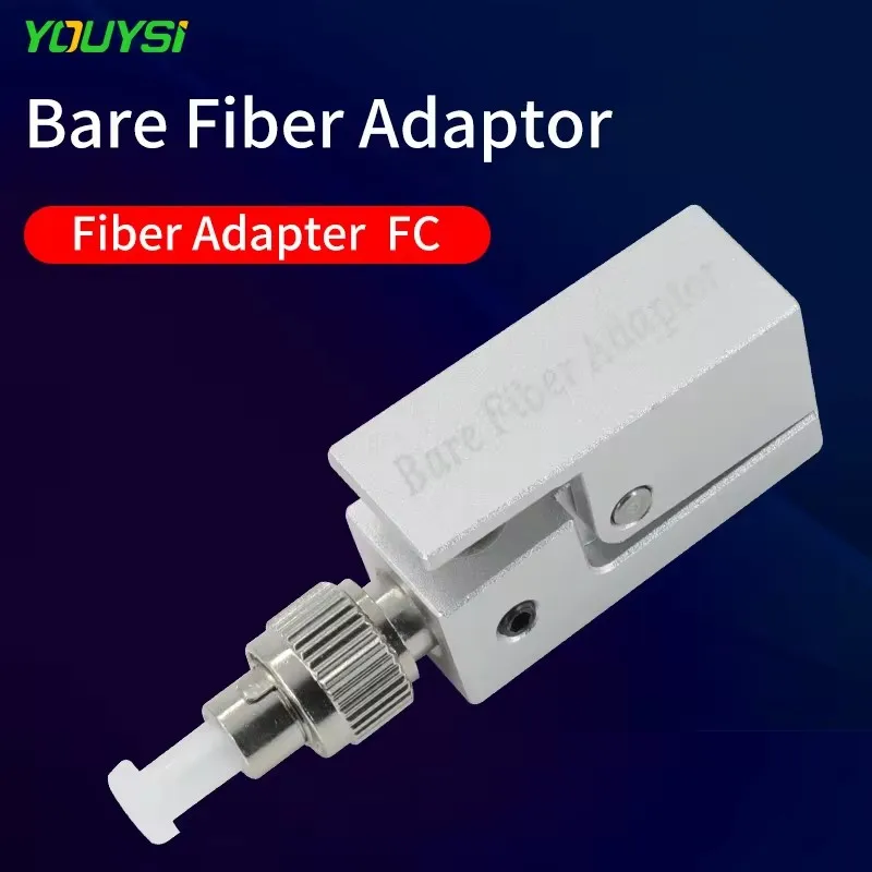 

New Optic Fiber Connector FC square bare fiber adapter flange Bare fiber adaptor Temporary succeeded OTDR Test