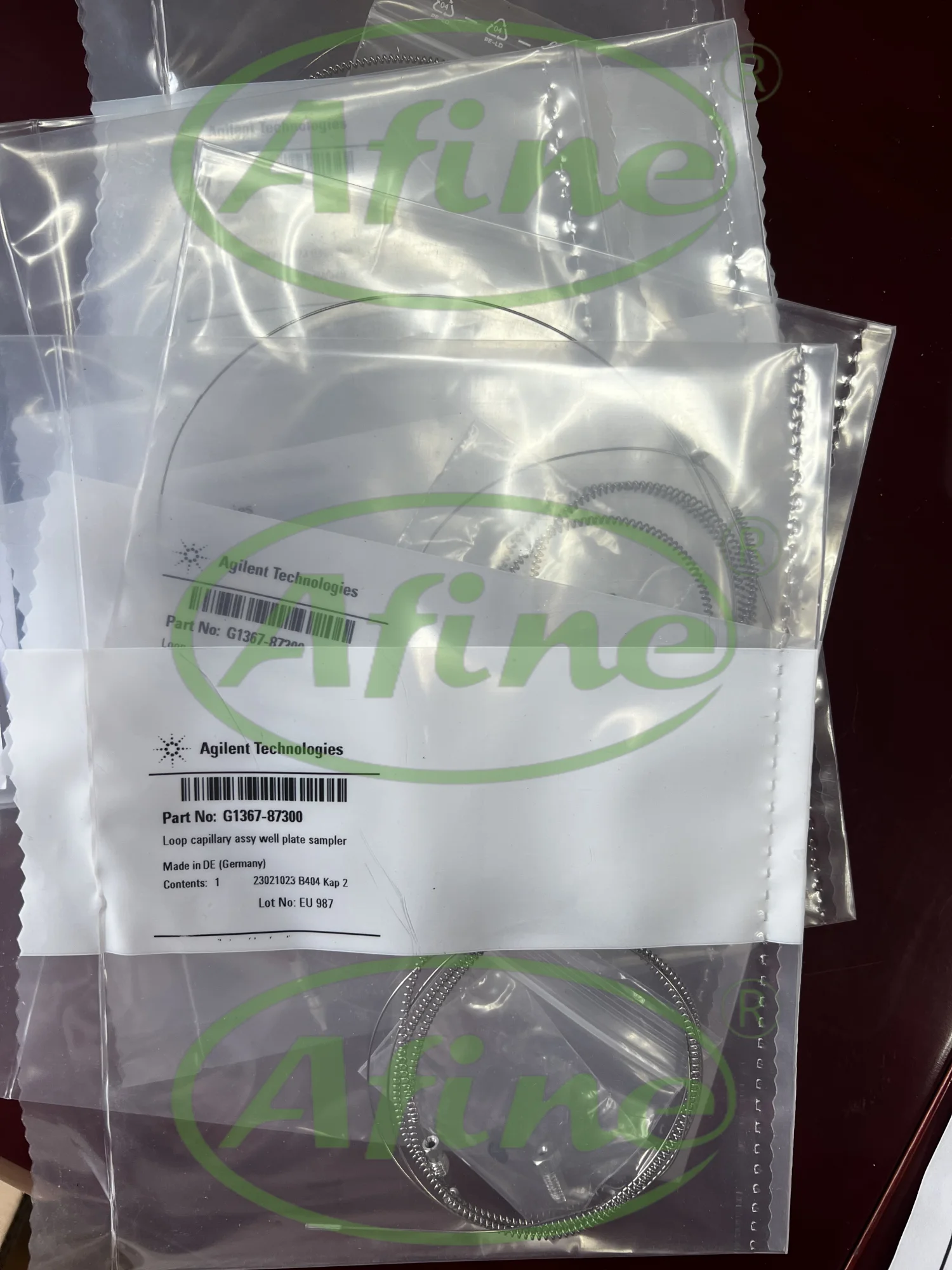 AFINE Agilent Repair Part, G1367-87300, Sample Dosing Ring, Stainless Steel, 100 µL. for G1367A/B/C Well Plate Samplers