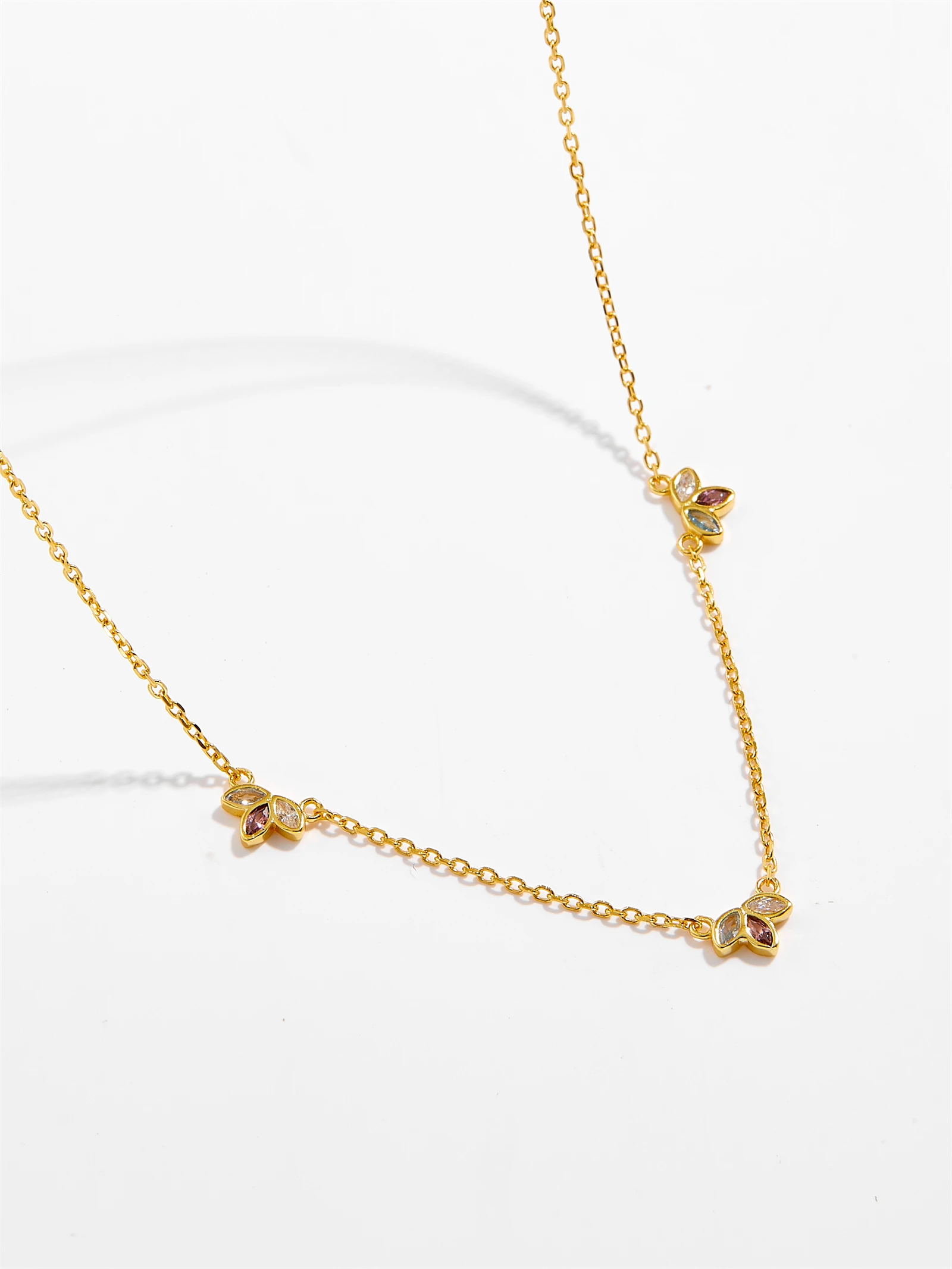 DPLAOPA 925 Sterling Silver Gold Moon Queen CZ Zircon Choker Necklace 2023 Fine Jewelry Luxury Crystal Rock Punk Chain Jewelry