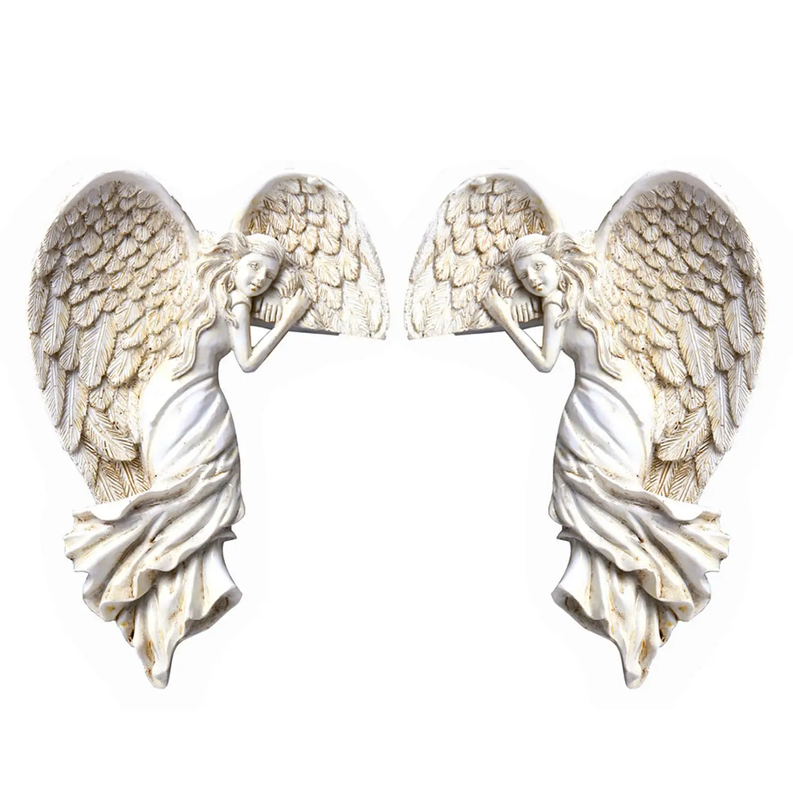

Door Frame Angel Decor Resin Wall Art for Bedroom Fairy Christmas Collection