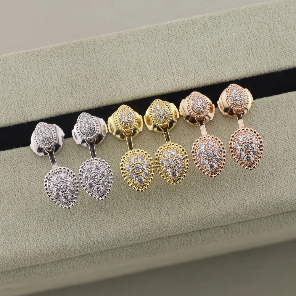 

Original Design Sparkling Zircon Water Drop Earrings for Women Fashion Jewelry Exquisite Gifts