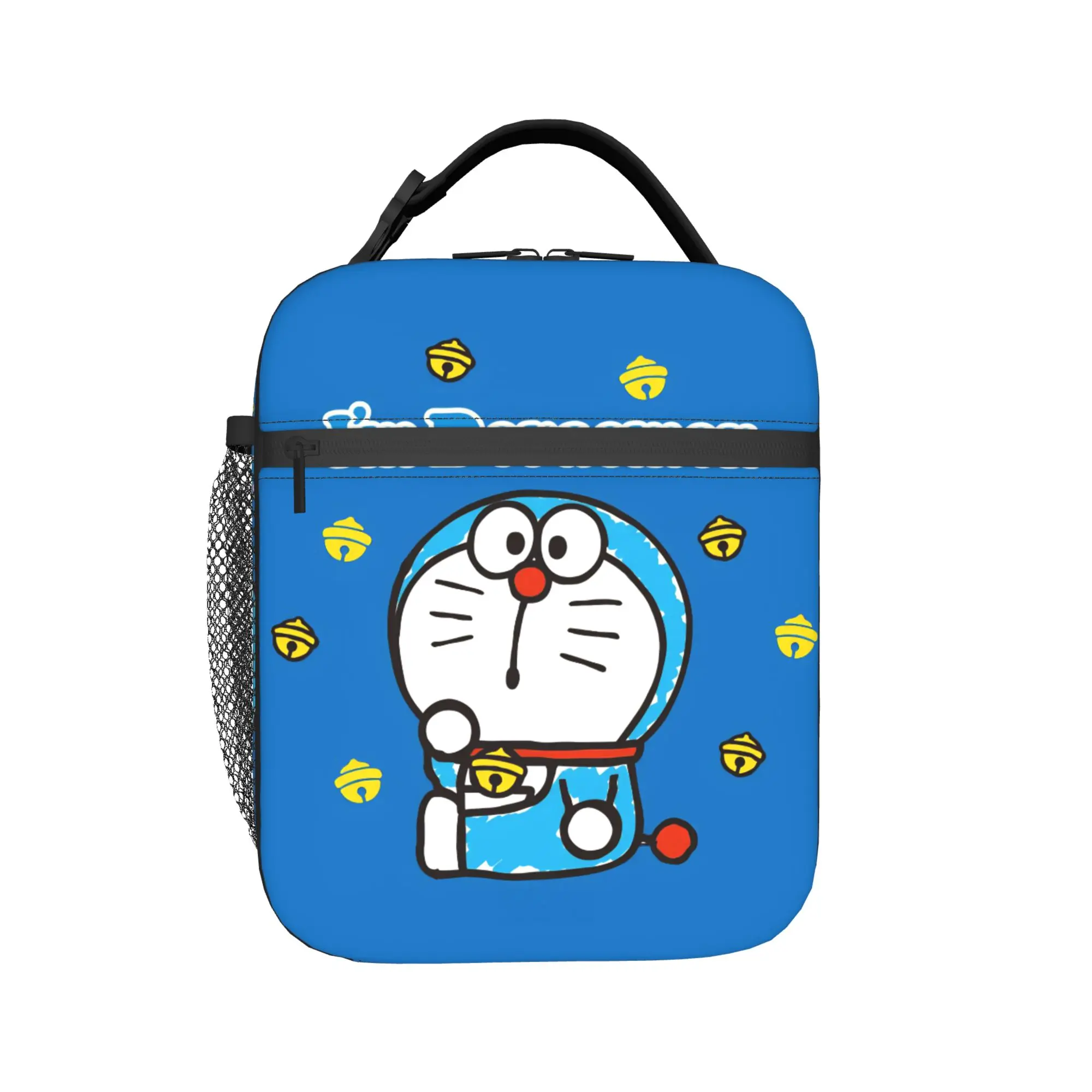 

doraemons blue cats cat Merch Insulated Lunch Bag For Work Food Storage Bag Reusable Thermal Cooler Lunch Boxes