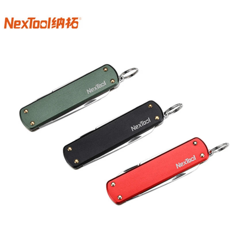 Nextool Multi Tools Pocket Outdoor Knife Mini Foldaway Multi Function Scissor Tools Set Pocket Keychain Pliers Knife Screwdriver