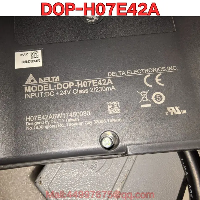 Second-hand handheld touch screen DOP-H07E42A teaching device functional test is normal Latest prices for August 2026