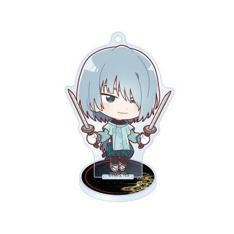 The Elusive Samurai 10cm Anime New Stand Toy Model Figure Display Decoration Accesorios cute Suwa Yorishige Keychain Acrylic