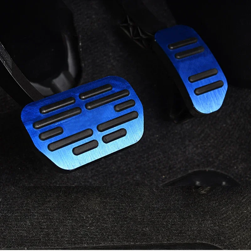 Aluminum Car Foot Pedals Accelerator Fuel Brake Pedals Plate Covers for Toyota Corolla E180 2014 2015 2016 2017 2018 Accessories