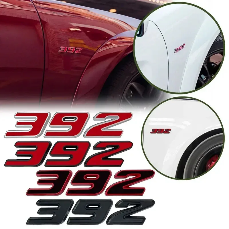 3D المعادن 392 345 6.4L 5.7 شعار ملصقات السيارات شعار شارة الشارات السيارات الذيل اكسسوارات السيارات