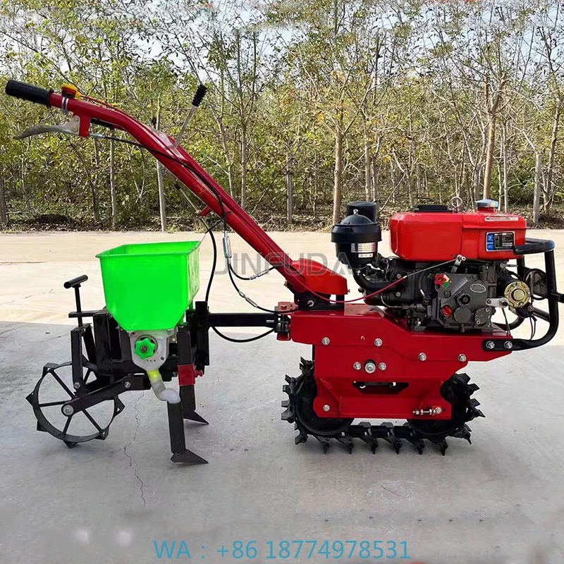 

Mini Walking Tractors Micro Tillage Machine Garden Green Power TillerMini Cultivator Tiller Power Weeder Tiller Multifunctional