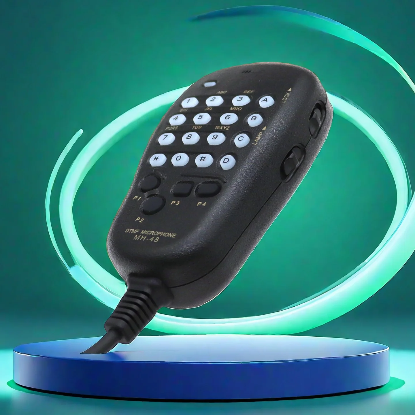 MH-48 DTMF 6PIN Handheld Microphone Hand MIC Equipment for Yaesu Radio Station Compatible Hand MIC Hand Microphone