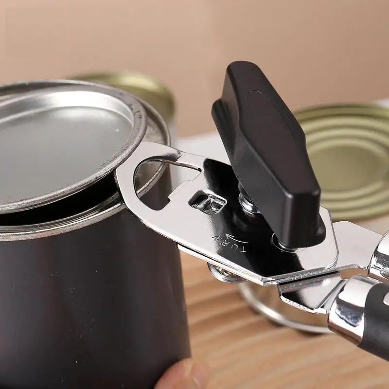 

Hand Can Opener Hand Held Can Opener Metal Can Opener Multifunctional Jar And Bottle Opener Quick Opening Tool For Home