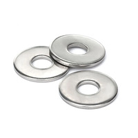 1-50PCS High Quality Large Flat Washer Pad A2 DIN9021 M3 M4 M5 M6 M8 M10 M12 M14 M16 304 Stainless Steel Metal Big Plain Gasket