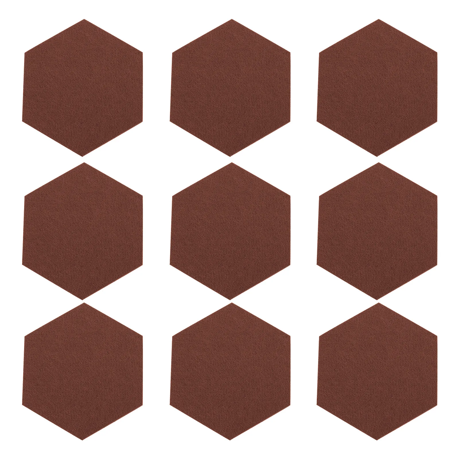 

12 Pcs Felt Backdrop Wall Sticker Hexagon Board Bulletin Memo Tiles Bulltin Boards