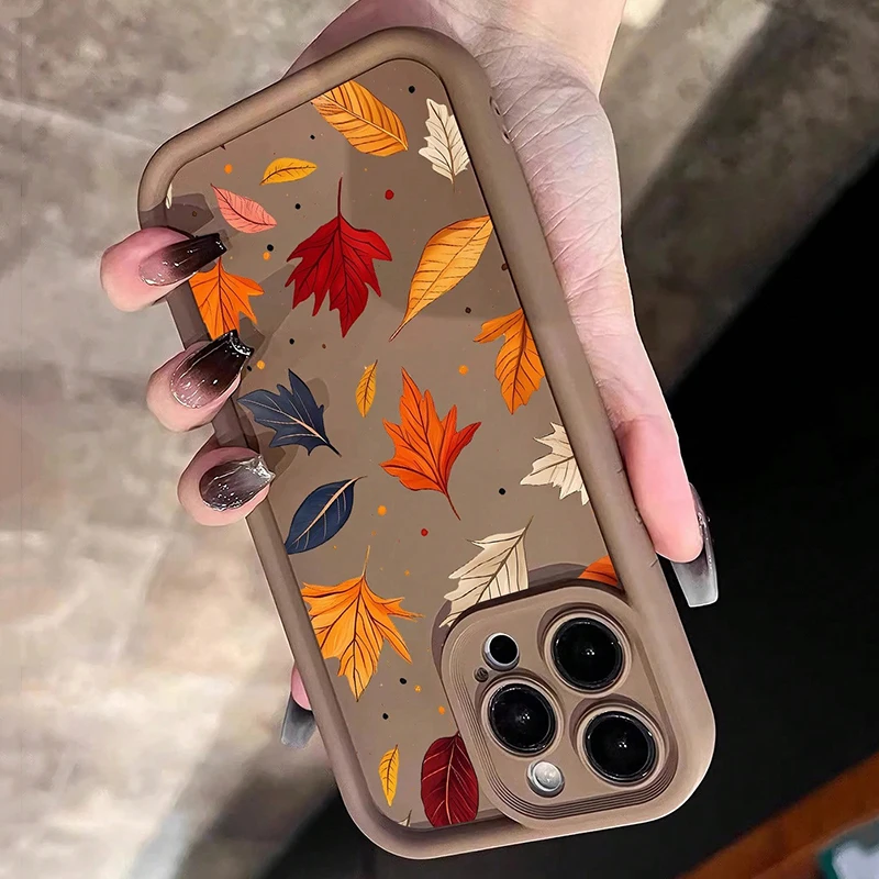 Рисунок 4 - Минималистичная иллюстрация осенних листьев