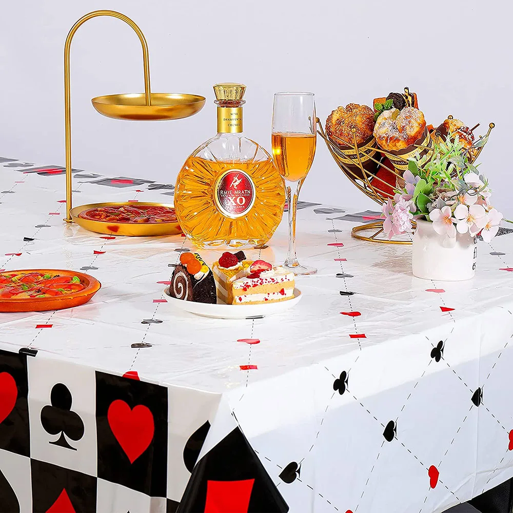 Casino Poker Karte Papierservietten Las Vegas Papierserviette Set Club Spiel Abendessen Nacht Spielkarten Mottopartyzubehör – Detail 6