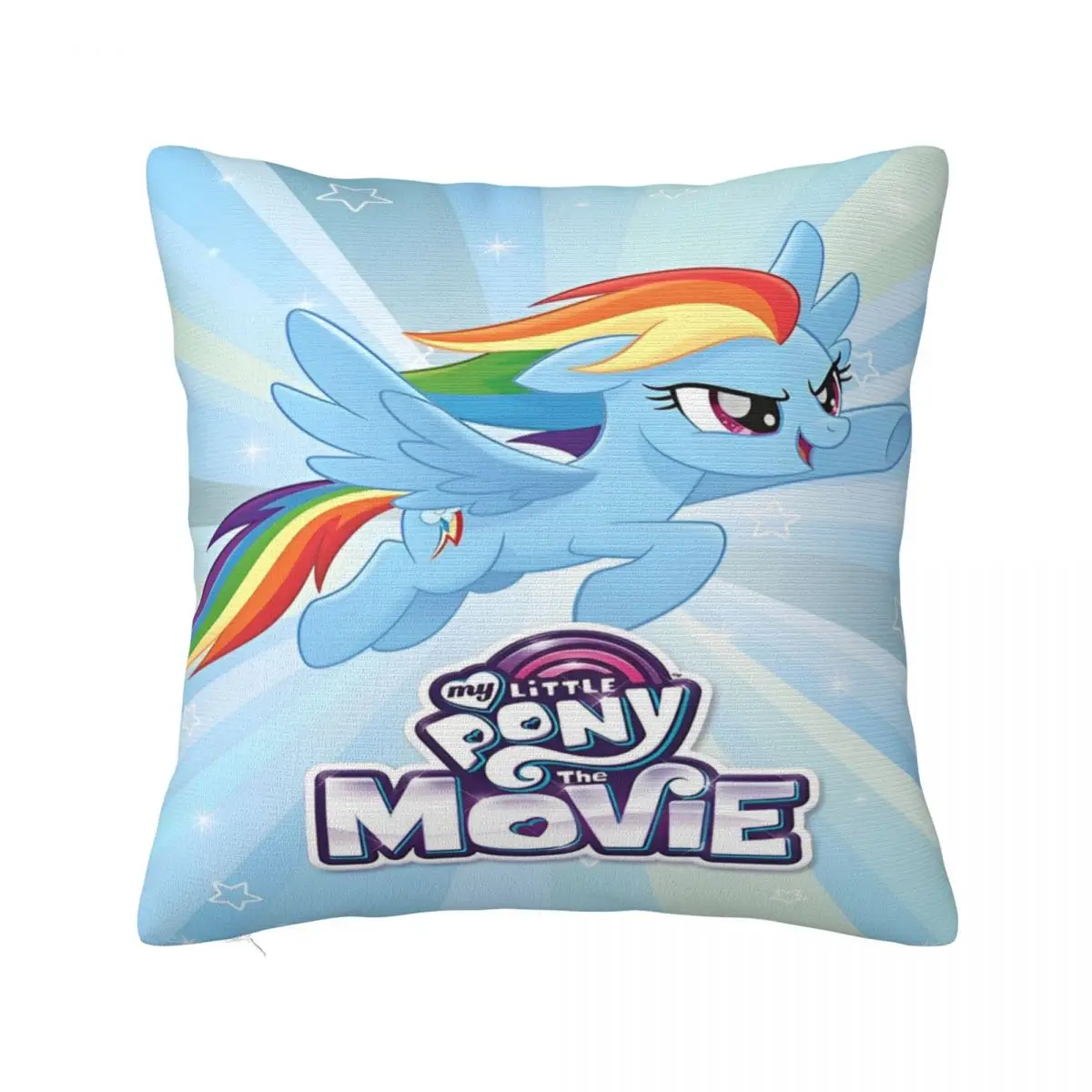 Warm Bed Little Ponys Cartoon MovieDecor Pillowcase Merch Pillow Covers Square Multiple Sizes