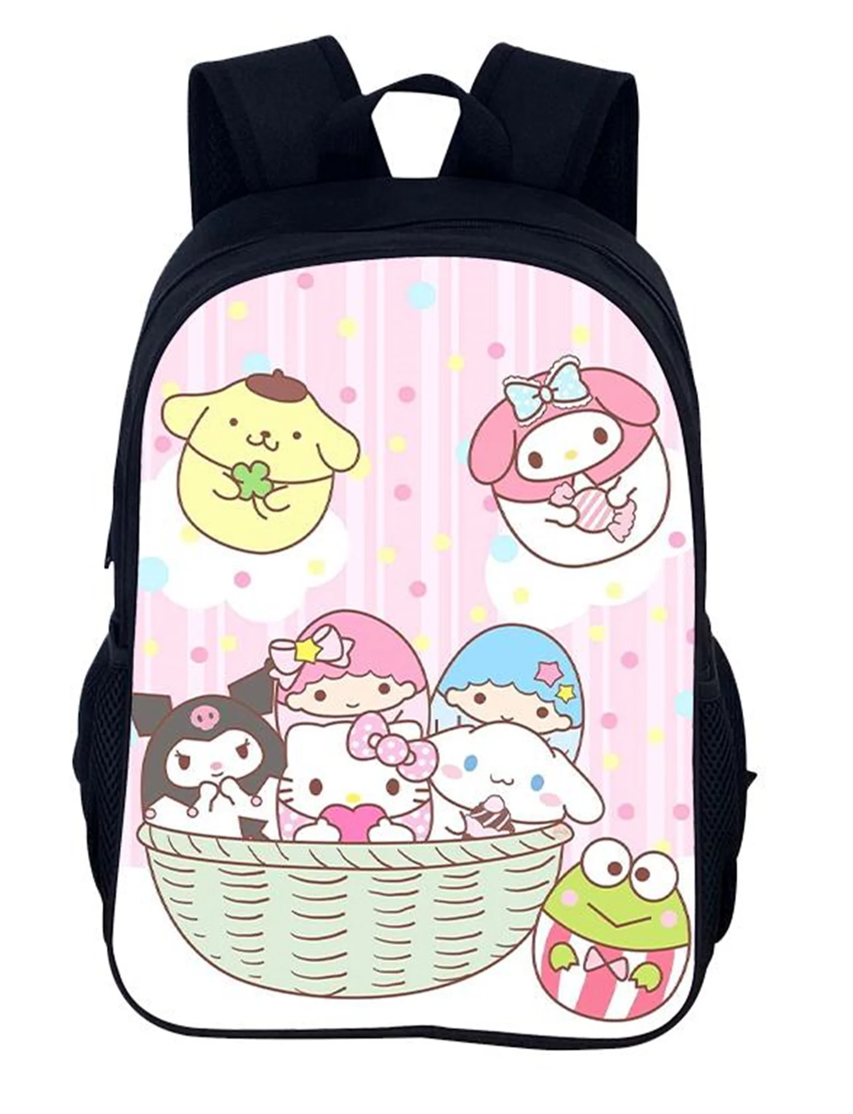 Elementary Kid Large Capacity Backpack-Back to School Rucksack Cinnamoroll Daypack