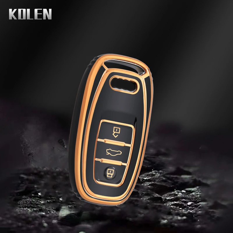 TPU Car Key Cover Case Shell Fob For Audi A1 A3 A4 A5 A6 A7 A8 Quattro Q3 Q5 Q7 S4 S5 S6 S7 S8 R8 TT Key Protector Accessories image 5