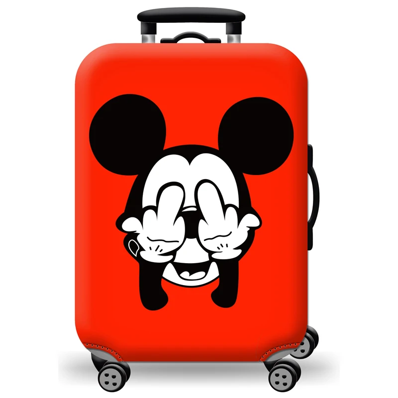 Disney Mickey Minnie Luggage Cover Protector Travel Luggage Suitcase Dust Cover for 18-32 Inch Travel Accessory Luggage Supplies