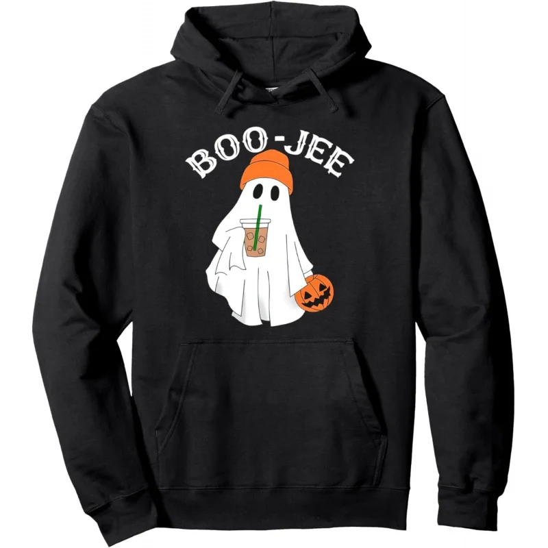 

Coffee Lovers Cute Ghost Halloween Costume Boujee Boo-Jee Pullover Hoodie