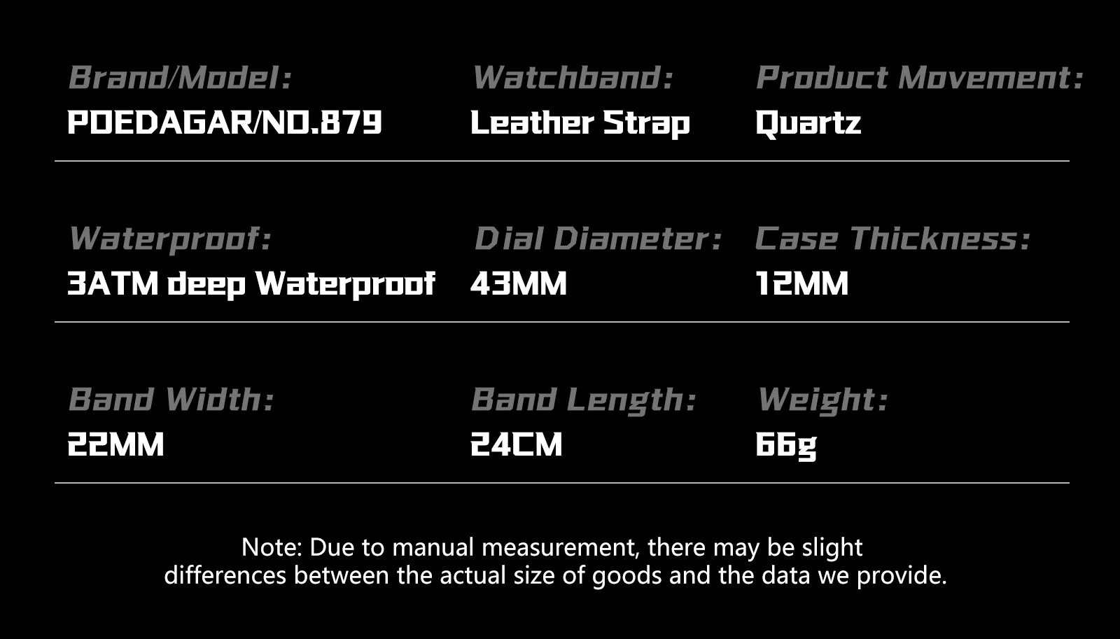 POEDAGAR Original Man Wristwatch Luminous Waterproof Chronograph Date Men Clock Leather Quartz Fashion Sport Men's Watches Reloj S569f4b75af6643d6ac508bc7bb9c84a68