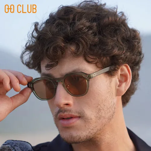 Imagen 2 del producto O-Q CLUB gafas de sol de estilo coreano para hombre, gafas de sol de tendencia Retro, gafas para mujer Uv400, gafas populares en Sonzya Lunette, gafas para hombre