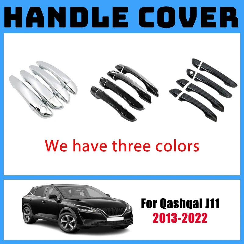 

Car Door Handles Cover For Nissan Qashqai J11 Rogue Sport 2013-2022 ABS Anti-rust Anti-scratch Trim Decorative items Accessories