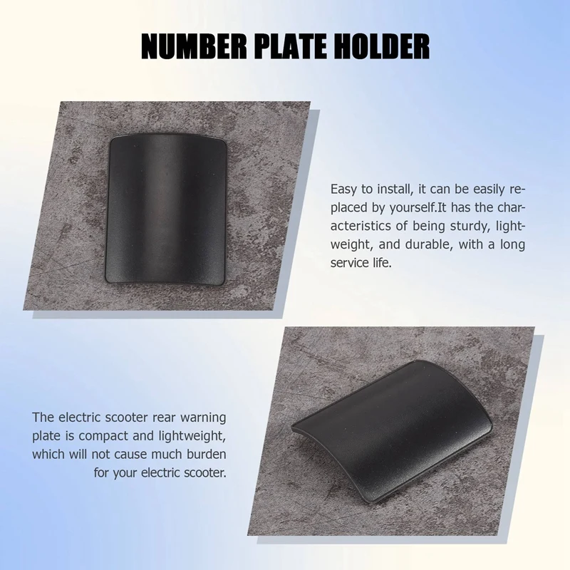 Rear Wing License Plate Mudguard Number Plate Holder For Xiaomi M365 Pro 2 Electric Scooter Accessories