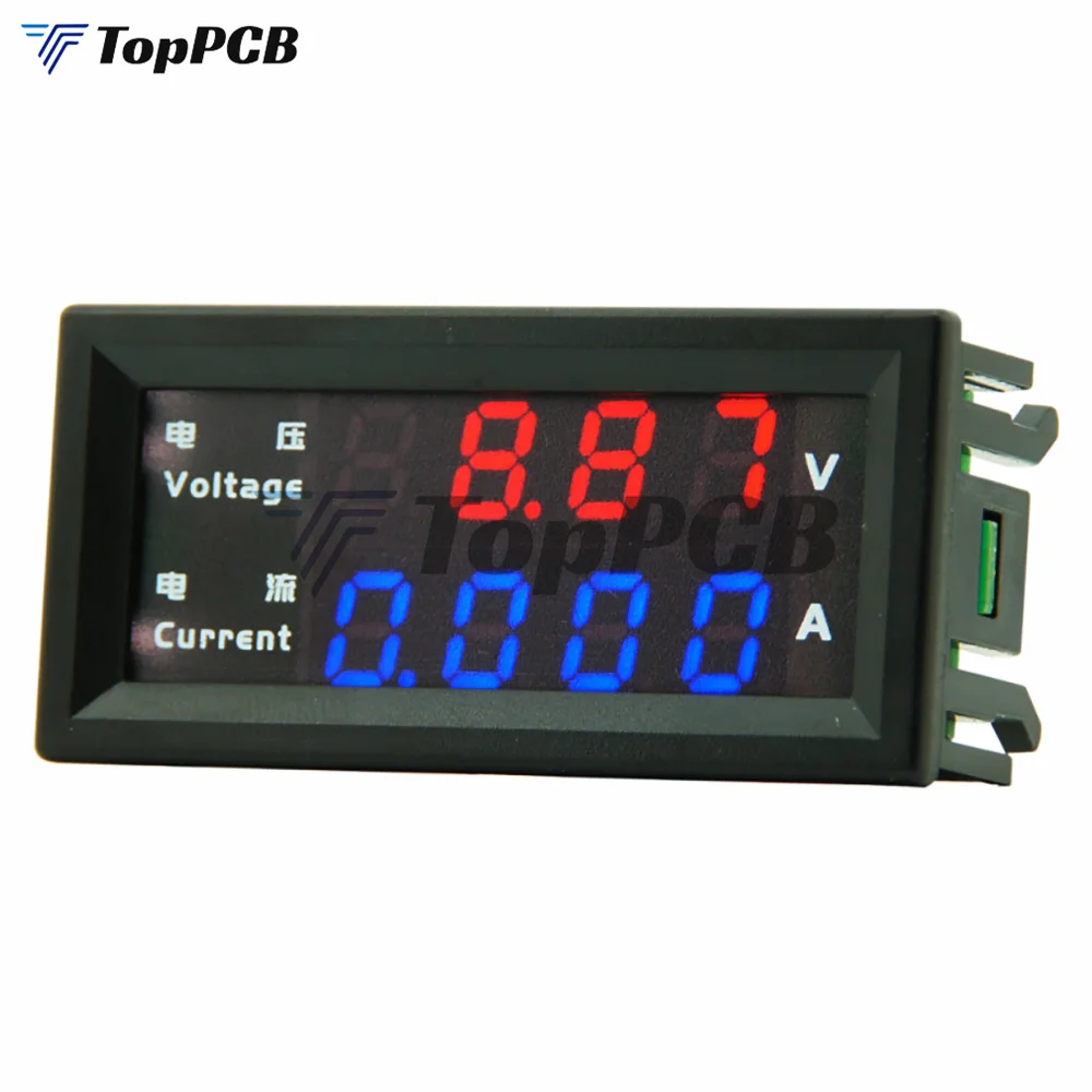 M4430 DC 100V 200V 0A Electronic Digital Voltmeter Ammeter 0.28\'\' LED Display Voltage Regulator Volt AMP Meter Tester