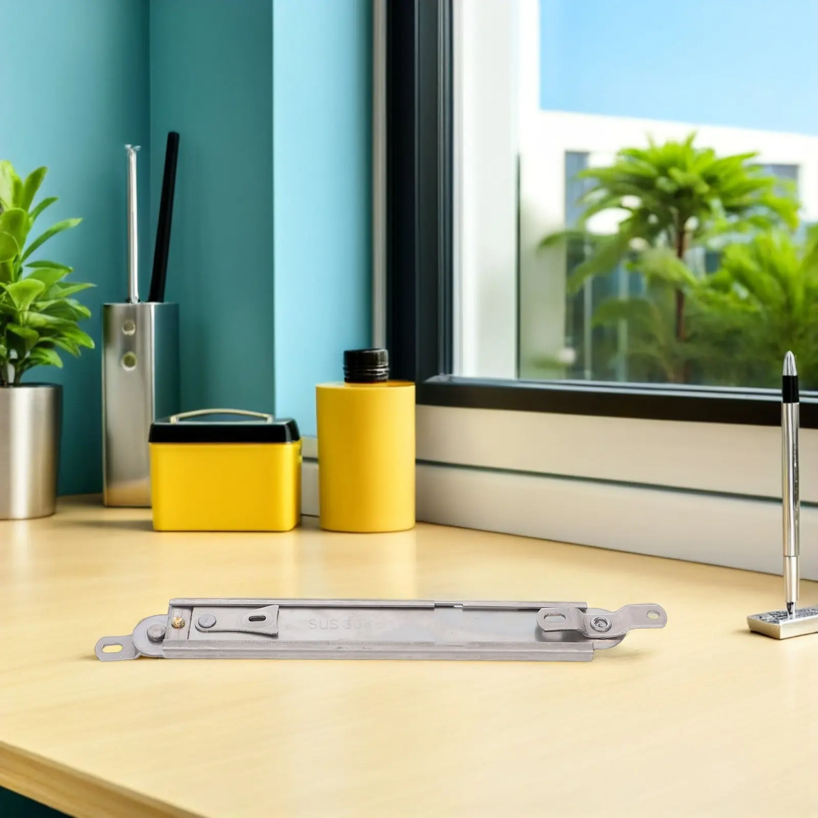 2Pcs Window Stay Limiter Aluminum Alloy Telescopic Design Easy Install No Tools Required Child Pet Safety Window Opening Control