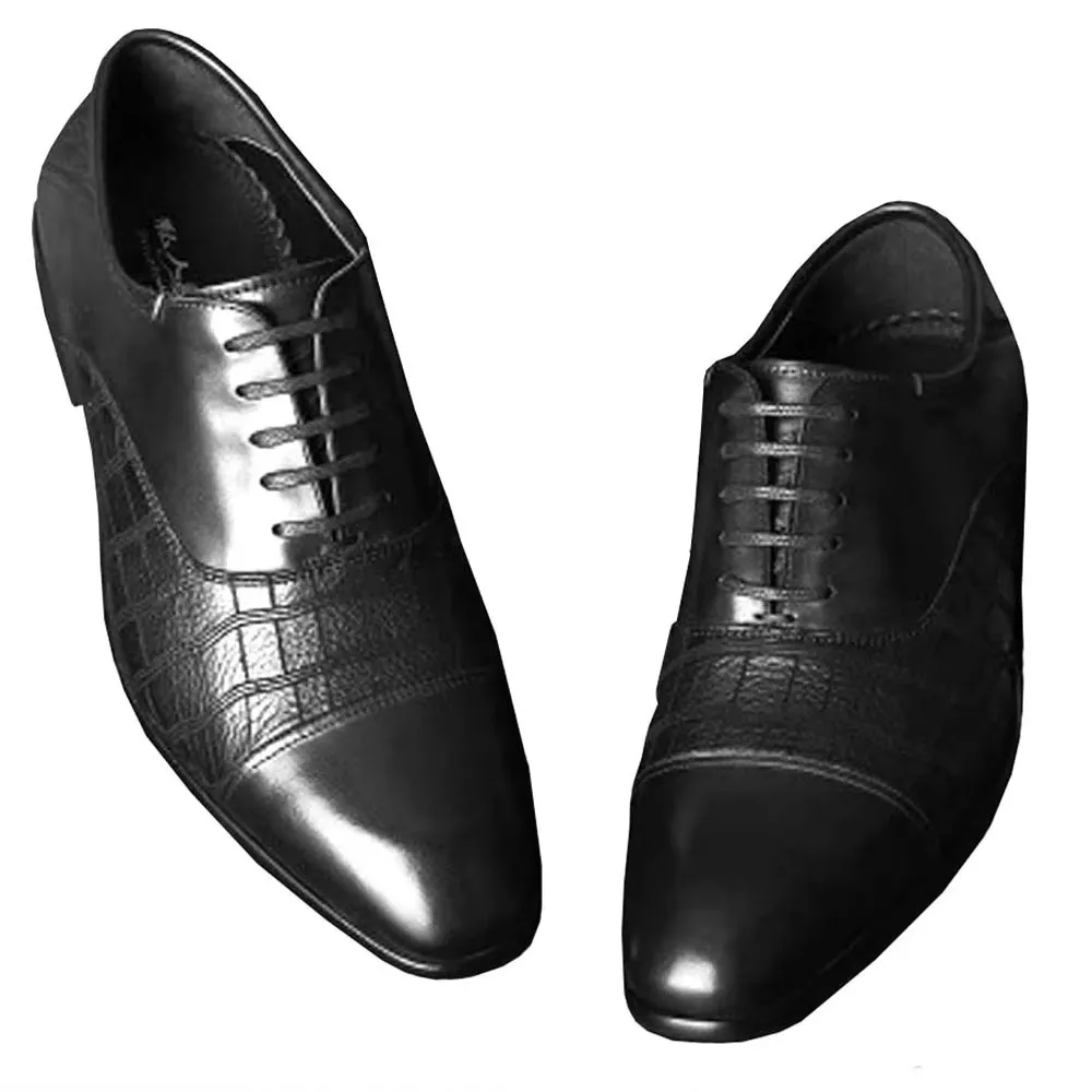 ourui male  business men dress shoes  joint lace-up men single shoes deerskin shoes