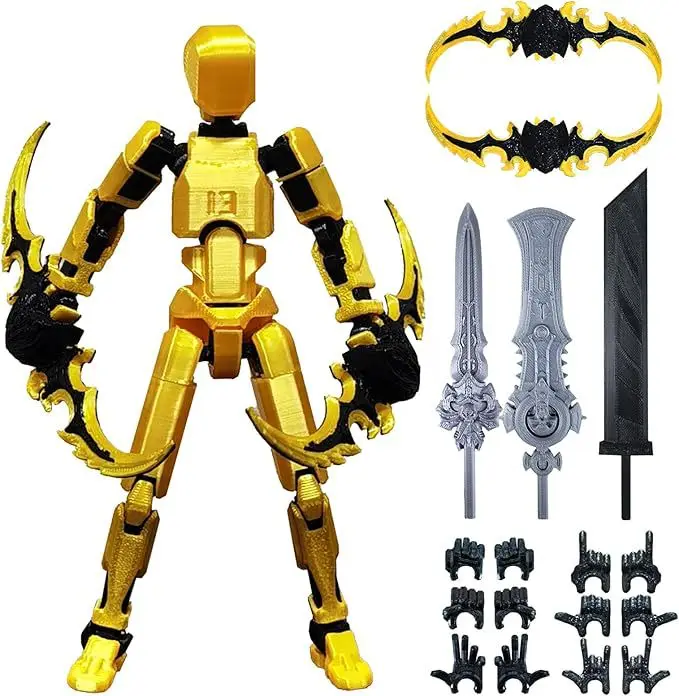 3D-Gedruckte T13 Actionfigur Mehrgelenkig Beweglicher Titan 13 Lucky Dummy Nova Roboter Actionfigur Geschenke – Detail 14