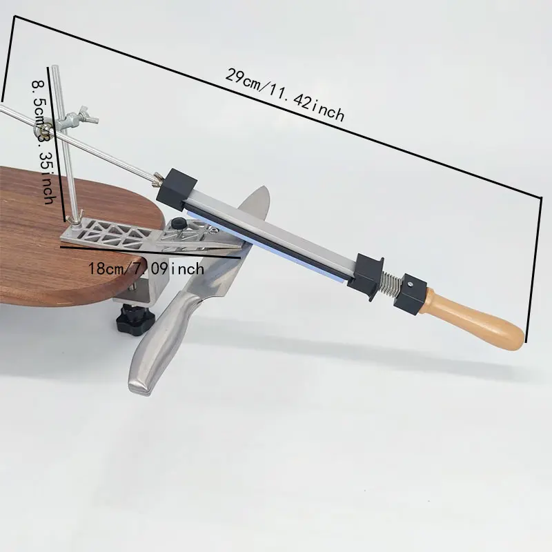 Diamond Fixed Angle Knife Sharpener Professional Sharpening Honing Stone Multifunctional Kitchen Cutlery Grinding Tool view 3