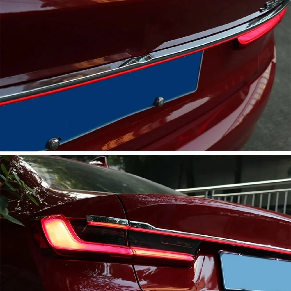 Through Taillights Strips For BMW 3 series G20 G28 2019 2020 2021 Dynamic Flow Water Modified Decoration Upgrade taillight 1 Set