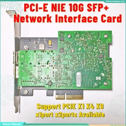 Mellanox-tarjeta de interfaz de red ConnectX-3 PCI-E NIE, 10G SFP, 10 Gigabit, SFP + 10G, puerto dual de fibra MCX342 MCX341A