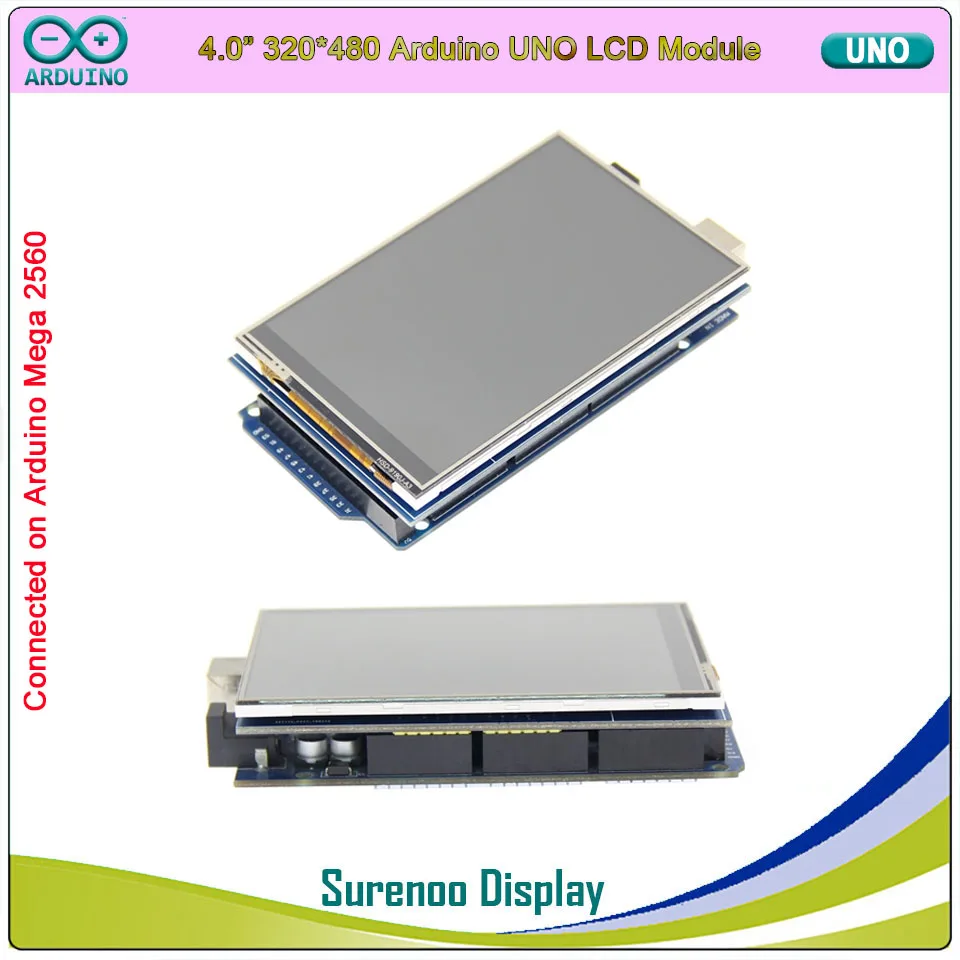 3.95 "4.0" polegadas 320*480 TFT Touch LCD Módulo Tela Painel de Toque Controlador ST7796S para Arduino UNO Mega2560