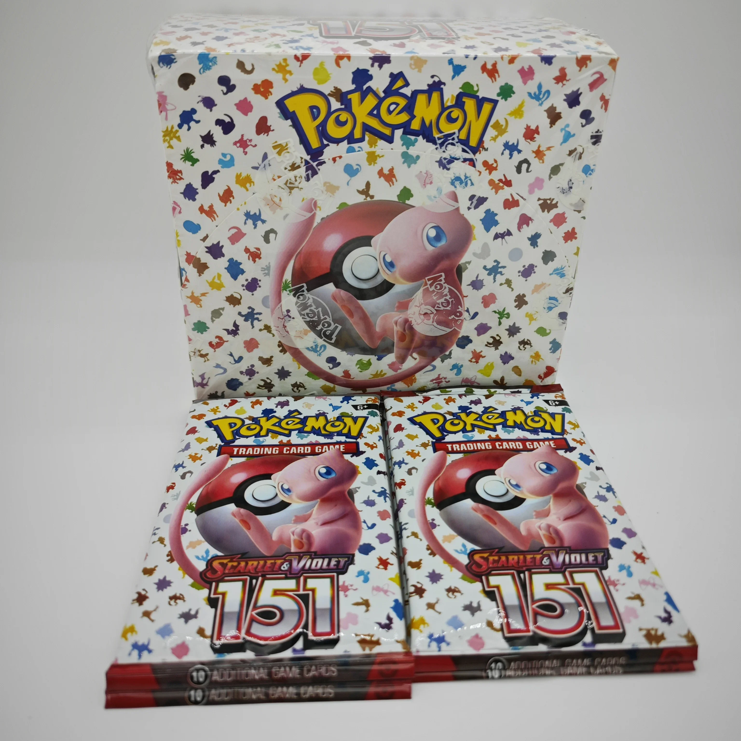 360pcs/box New English Pokemon Booster Card Pack SCARLET&VIOLE 151 Battle Card Children's Toy Gift Collection Cards