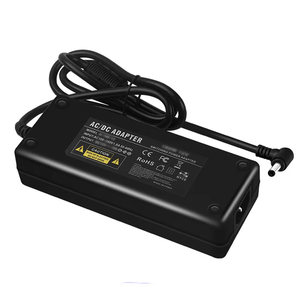 

Адаптер переменного/постоянного тока 12В, блок питания 12В 12.5А, импульсный источник питания 12В 12.5А, адаптер 150Вт для усилителя, принтера, LED-драйвера