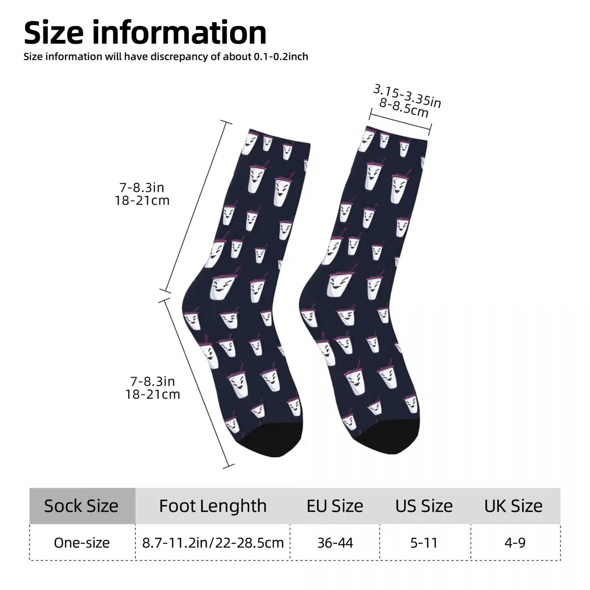 Coffee Men's Socks Vintage Harajuku Street Style Novelty Casual Crew Sock