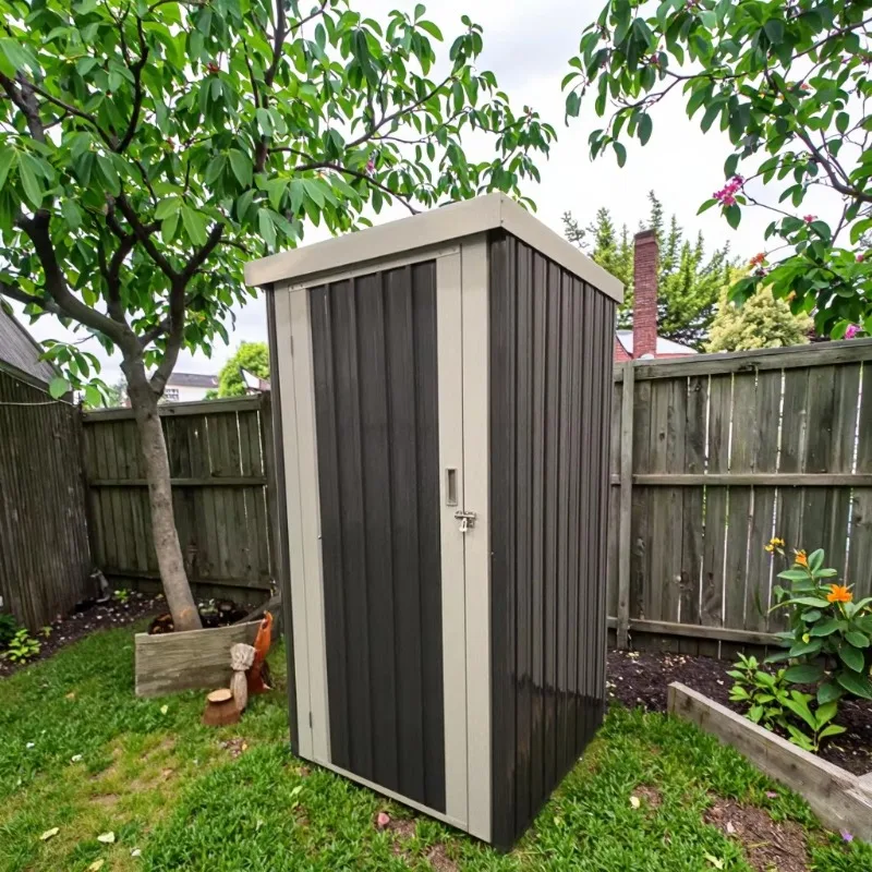Premium Weatherproof Garden Storage Shed with Reinforced Metal Frame - Secure, Hassle-Free Assembly, Mailing Order Available