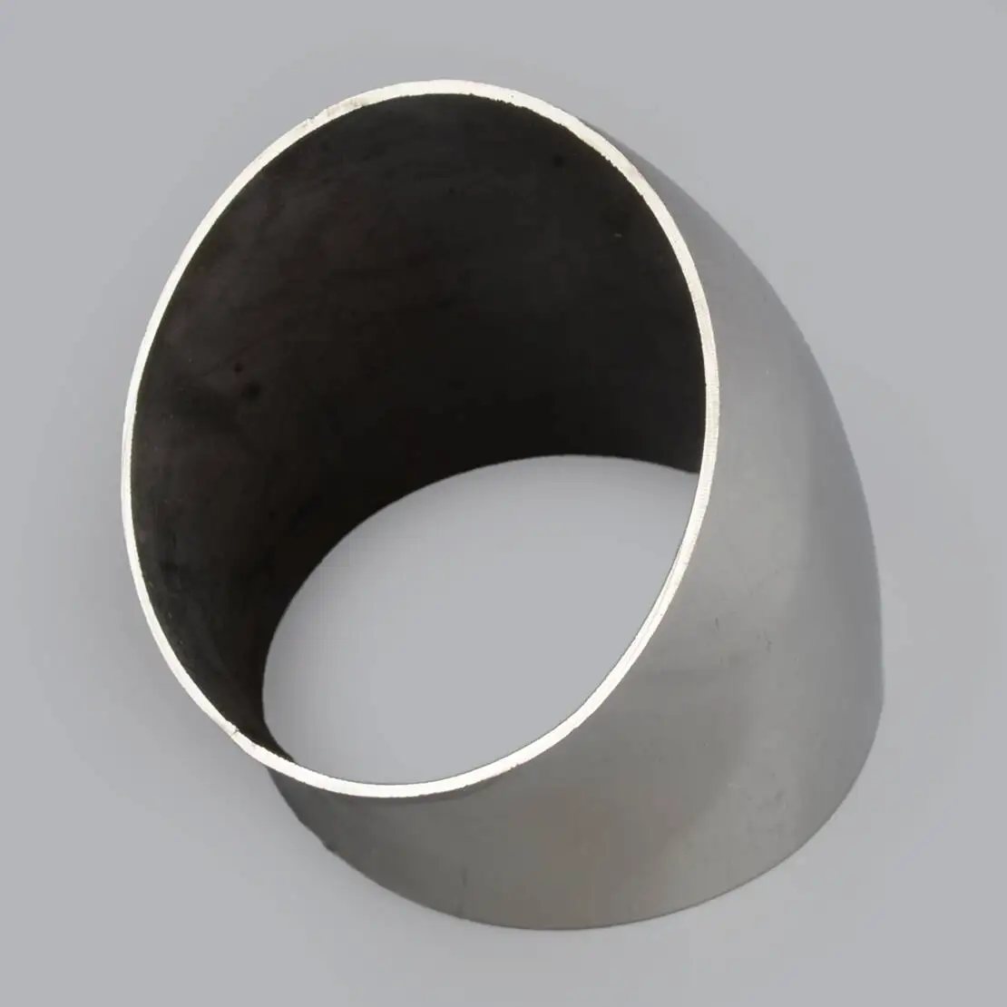 

45Degree 304 Stainless Steel Bend Tube Pipe Mandrel Modified Elbow Pipe 76mm Silver fit for Most Cars