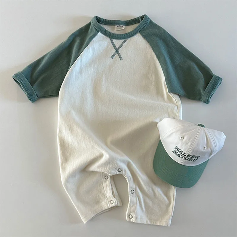 Neue Baby Langarm Strampler Baumwolle Infant Lose Overall Frühling Herbst Neugeborenen Jungen Mädchen Kleidung 2023 Neue Baby Kleidung