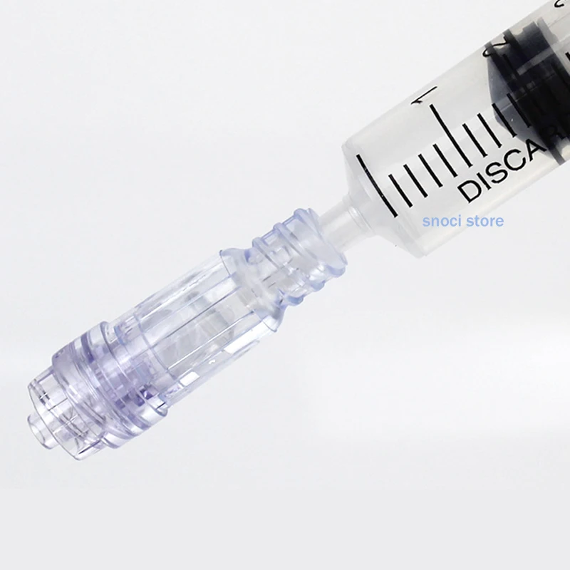 صمام إيقاف الديوك القابل للتصرف مع وصلات إغراء قفل ذكر حقنة توصيل ستيريو مشتركة انتقالية بلاستيكية، قطعة واحدة