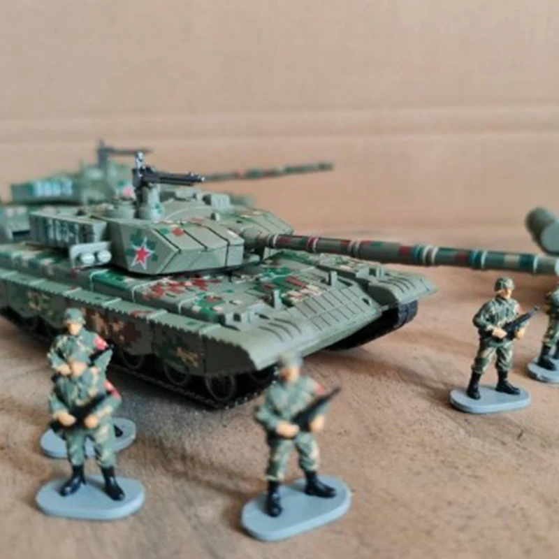 1:72 Scale Resin Material China's Type 99 Tank Soldiers 10 Suitable For Sand Table Scenes Collectible Decorative Gifts Display