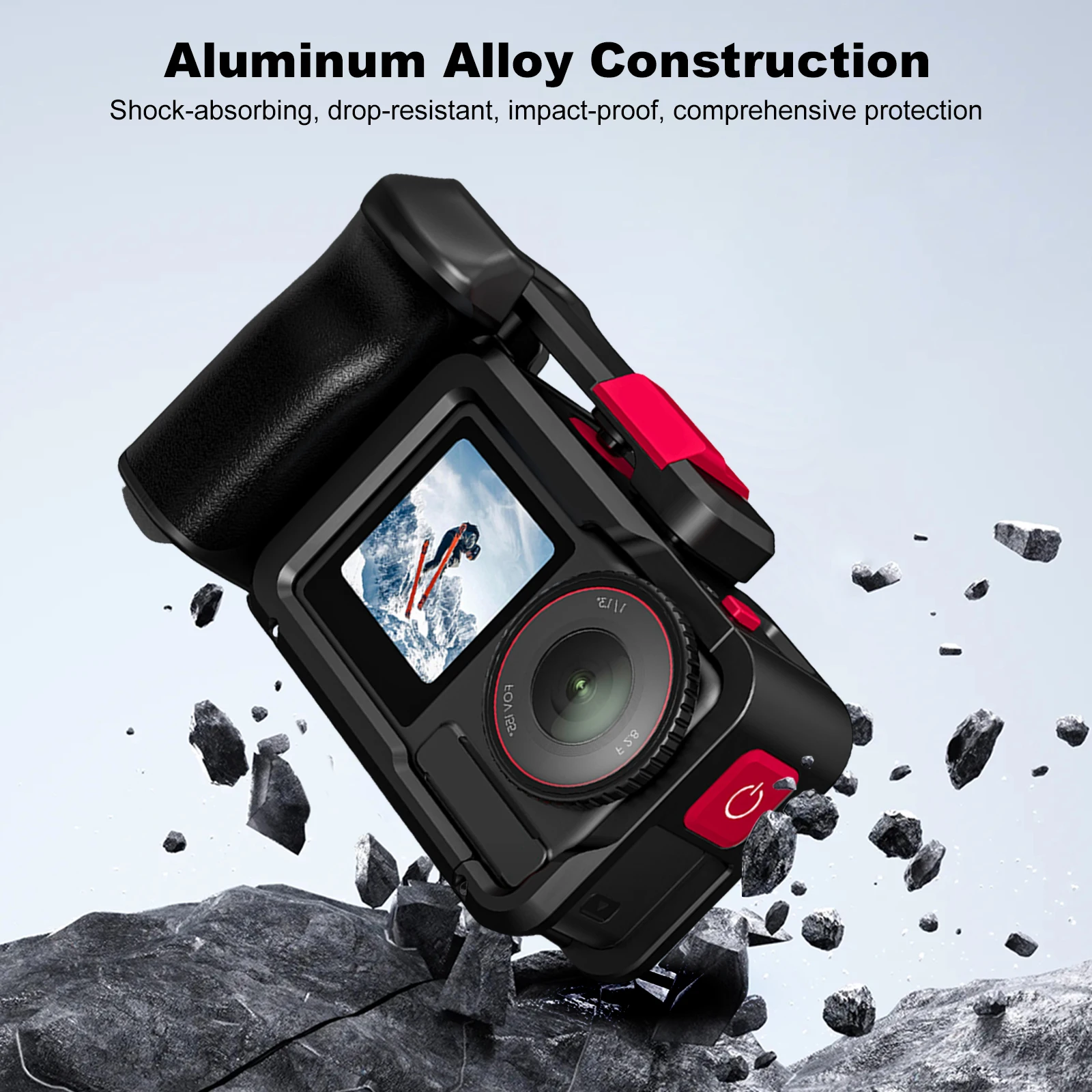 Aluminium Alloy Metal Frame Camera Accessories Protective Frame Housing Aluminium Case Metal Cage for DJI Action 3/4/5pro