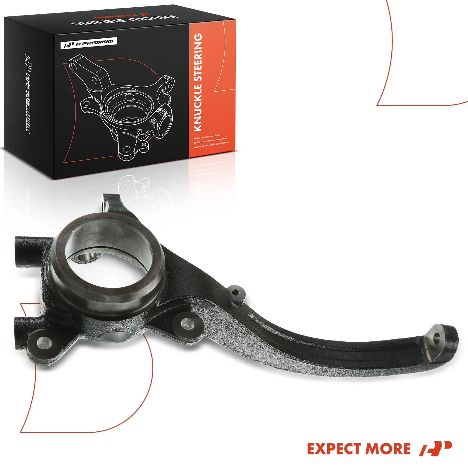 A-Premium Front Right Steering Knuckle for Hyundai Sonata XG350 2002-2005 Kia Optima 2002-2005