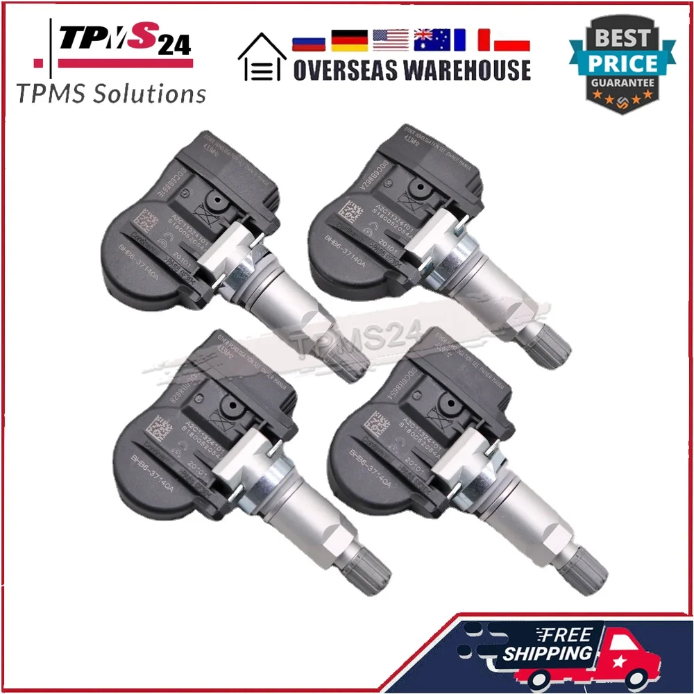 4PCS For Mazda 2 3 5 6 CX-3 CX-5 CX-7 (ER) CX-9 (TB1) MX-5 (NC1) IV TPMS SENSOR TIRE PRESSURE SENSOR BHB637140A GS1D37140 433Mhz