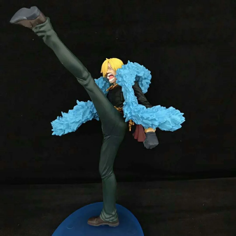 

Аниме One Piece: Винсмоук Санджи, 20-я версия, в синей одежде, коллекционная фигурка из ПВХ, модель-кукла, игрушка, 20 см