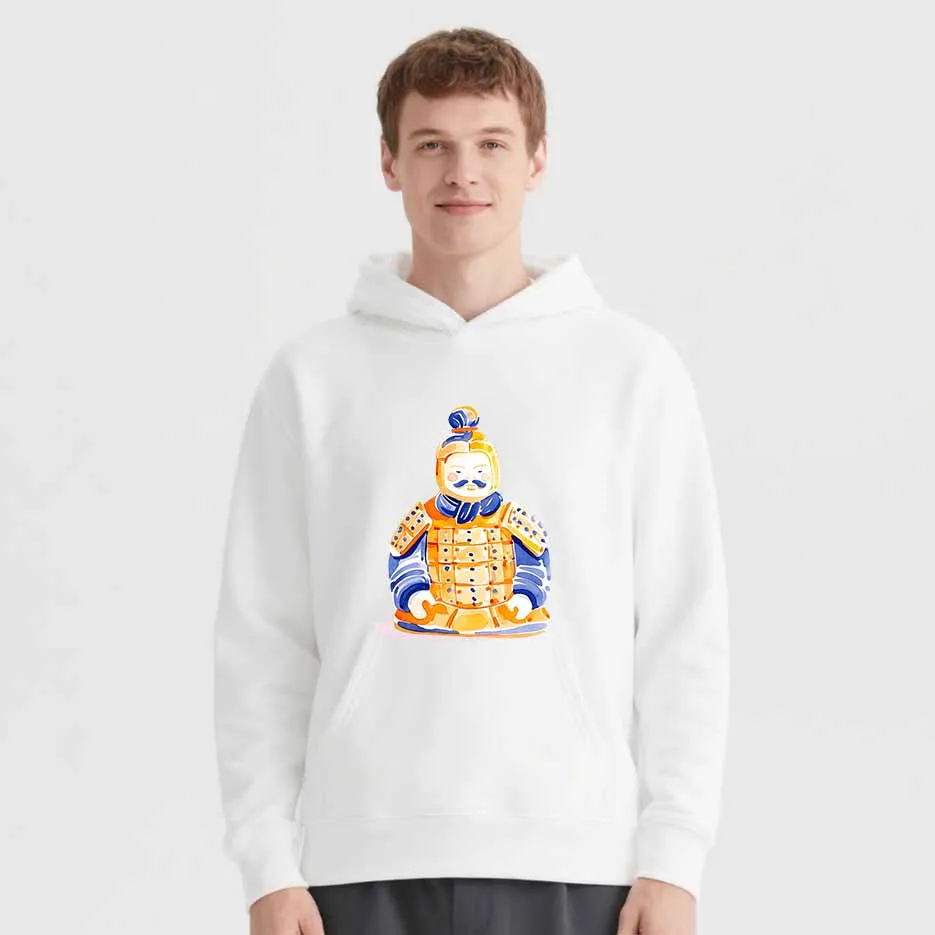 Watercolor Chinese Traditional Iron On Stickers, Great Wall Lantern Pavilion Patches, Washable No Fade Oriental Aesthetic Tees